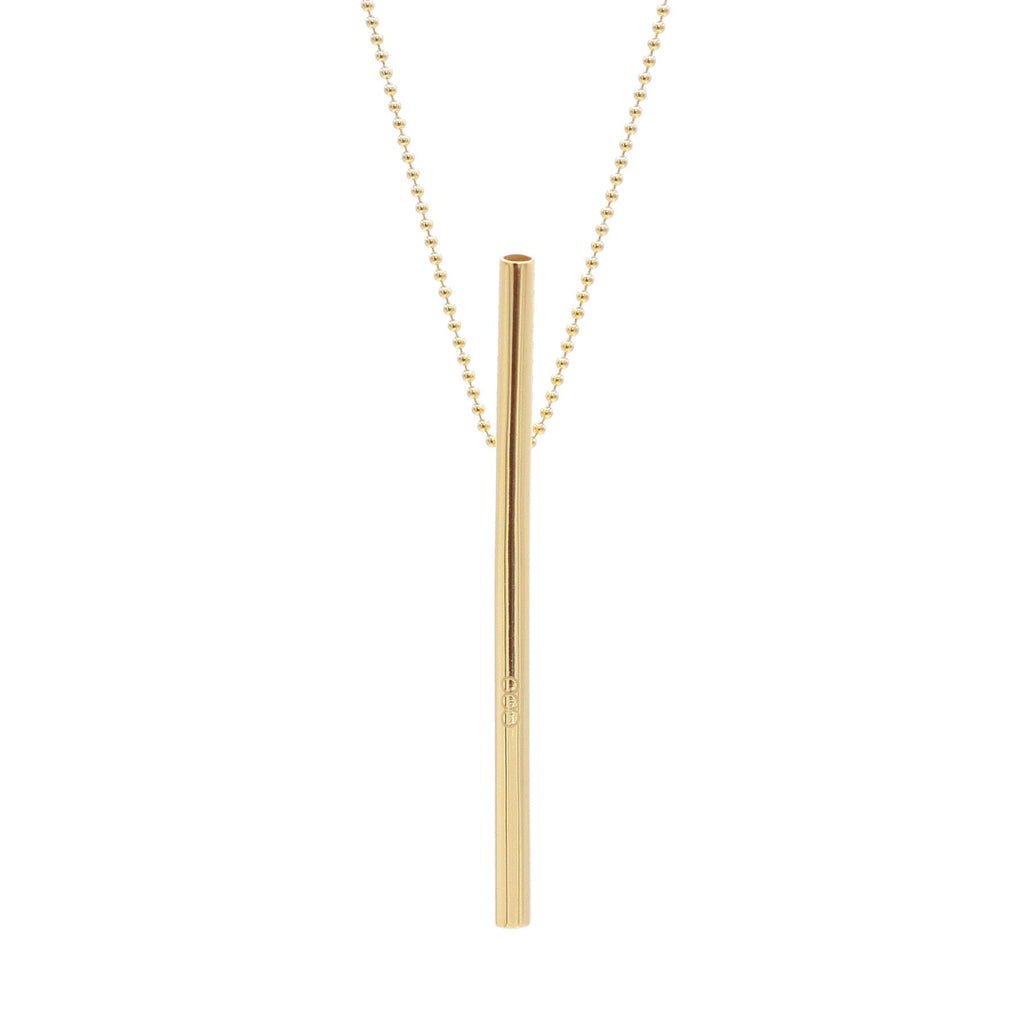 OOVO gold vocal straw phonation necklace