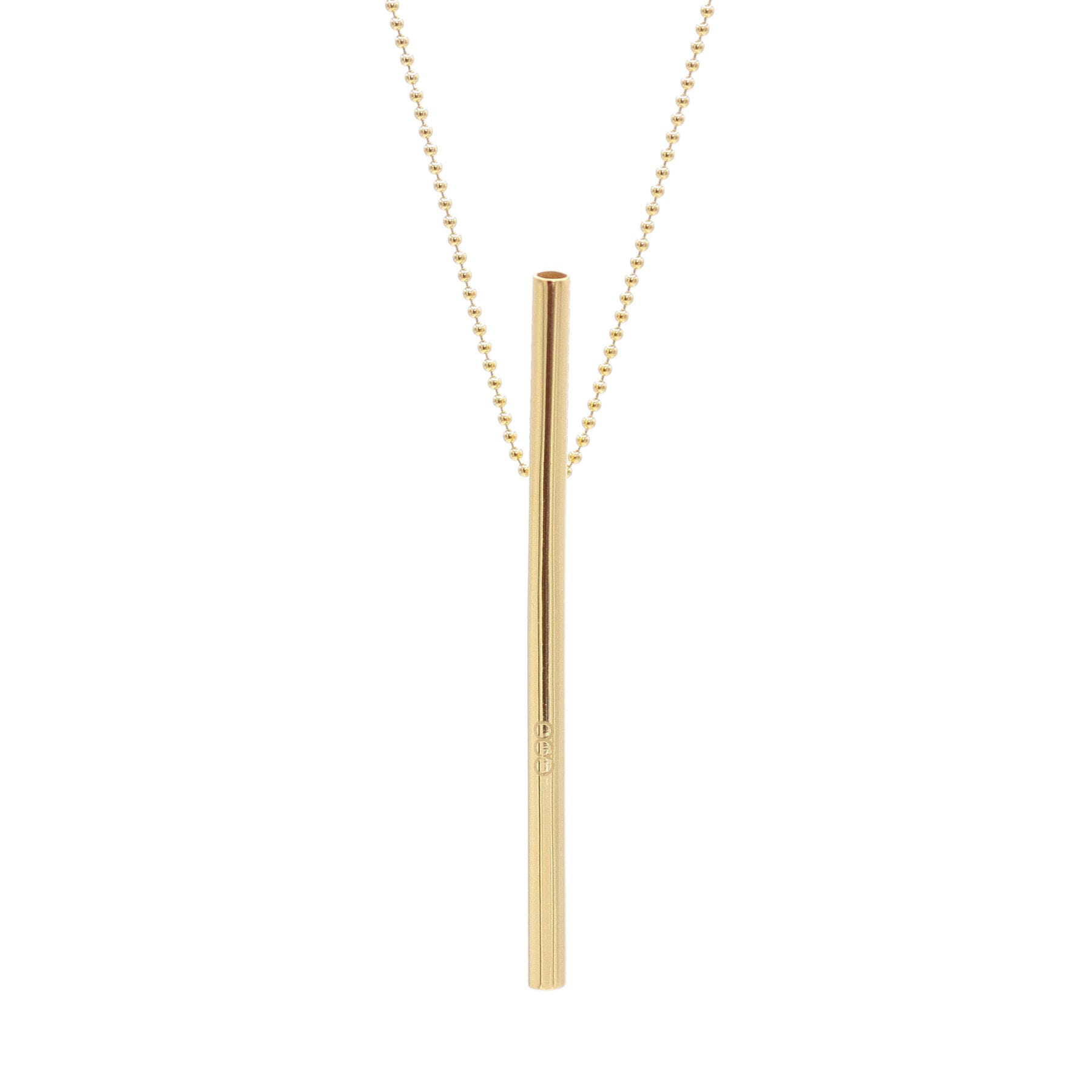 OOVO gold vocal straw phonation necklace