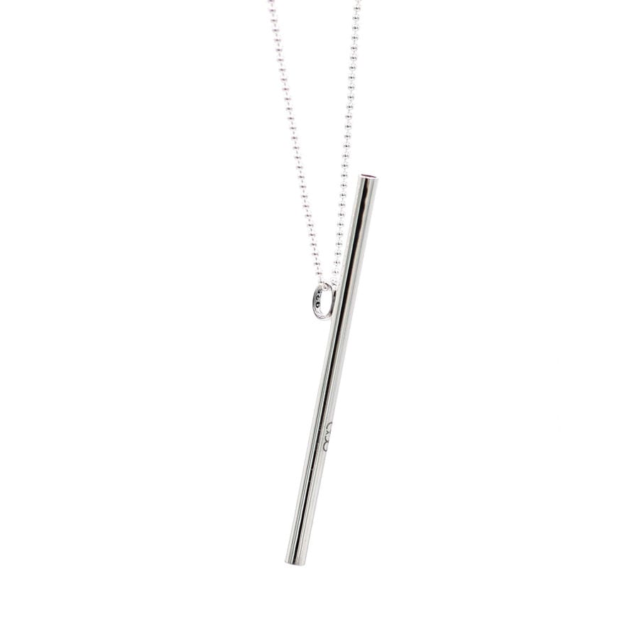 oovo straw vocal straw necklace silver for straw singing