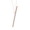 OOVO Vocal Straw Necklace Rose Gold - Image 3